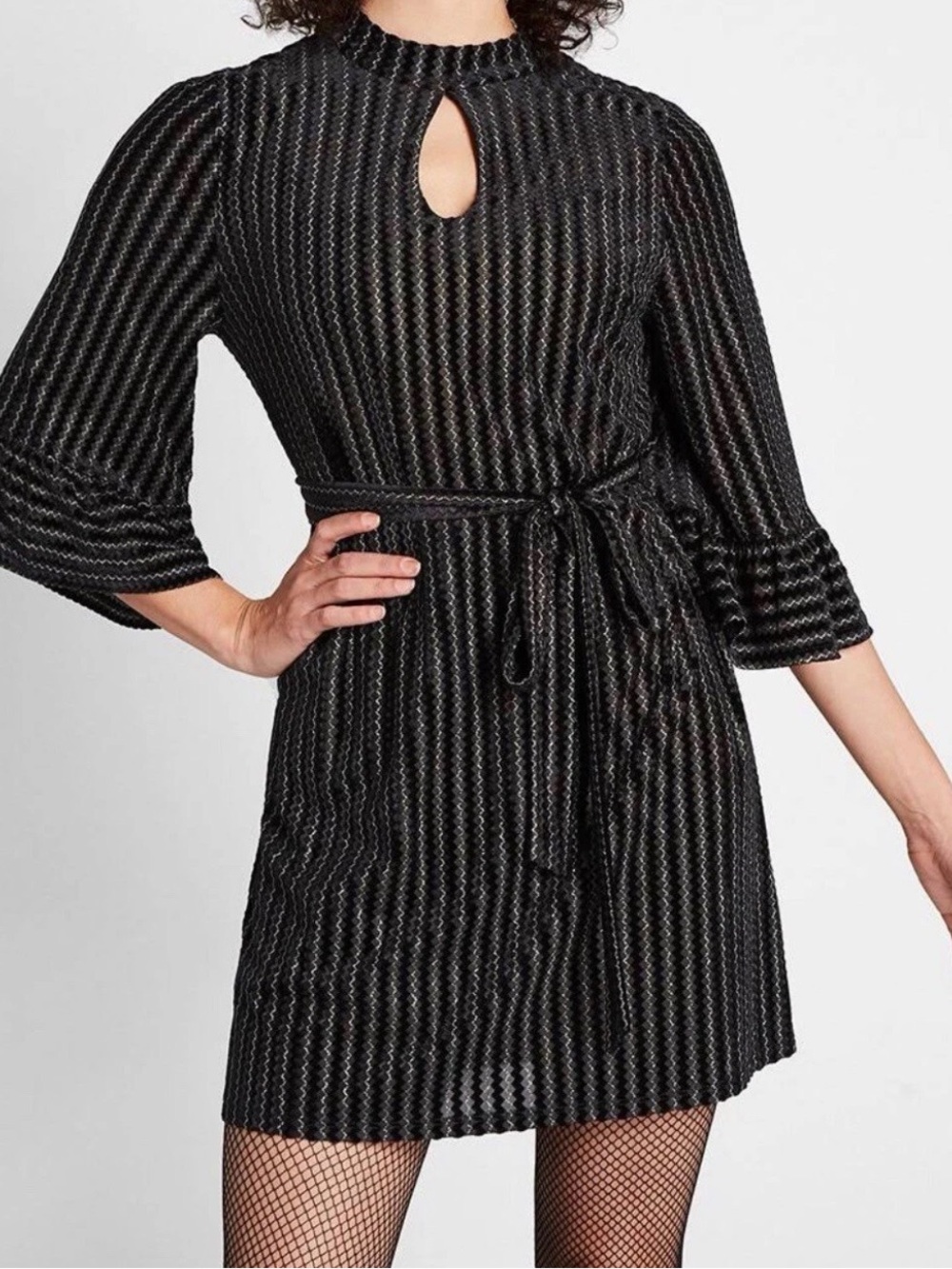 ModCloth Fab Feedback Mock Neck dress